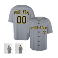 Personalized Pittsburgh Gray City Baseball Jersey – Custom Name & Number-5