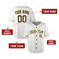 Personalized Pittsburgh White Baseball Jersey – Custom Name & Number, Kids & Adults-2