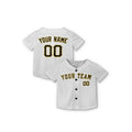 Personalized Pittsburgh White Baseball Jersey – Custom Name & Number, Kids & Adults-7