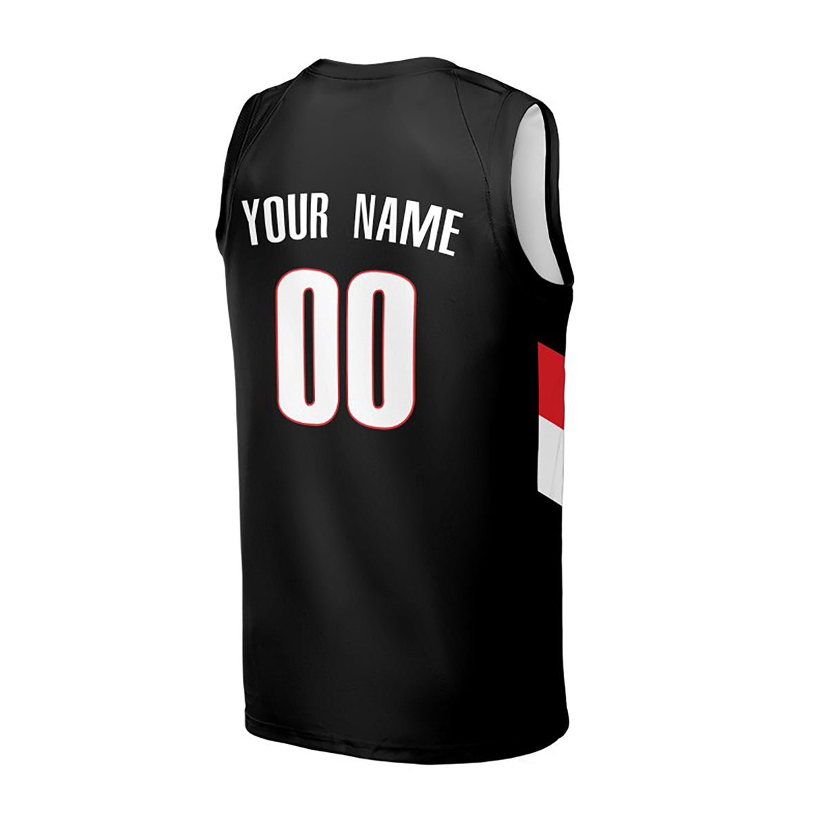 Personalized Portland Black Basketball Jersey – Custom Name & Number, Kids Youth Adults-4