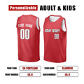 Personalized Portland Red Basketball Jersey – Custom Name & Number, Kids Youth Adults-2