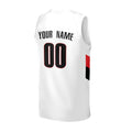 Personalized Portland White Basketball Jersey – Custom Name & Number, Kids Youth Adults-4