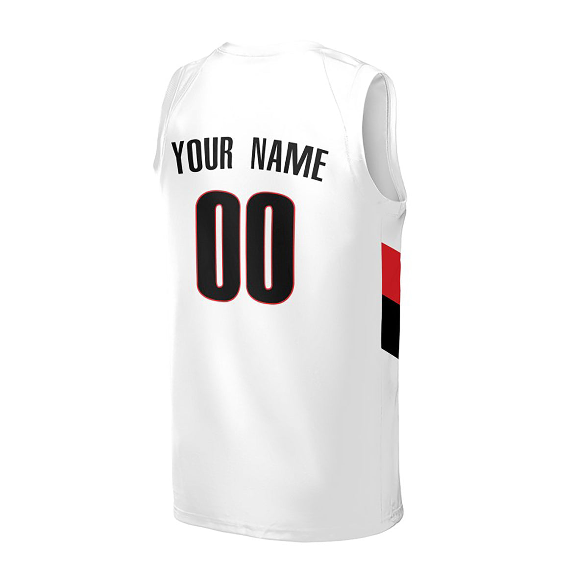 Personalized Portland White Basketball Jersey – Custom Name & Number, Kids Youth Adults-4