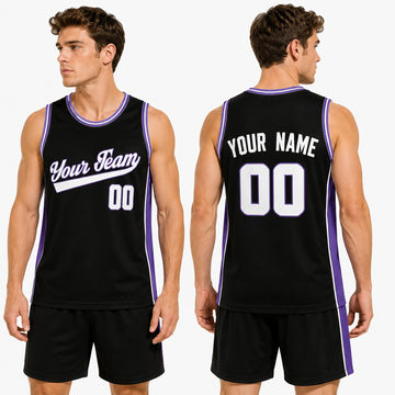 Personalized Sacramento Black Basketball Jersey – Custom Name & Number-1