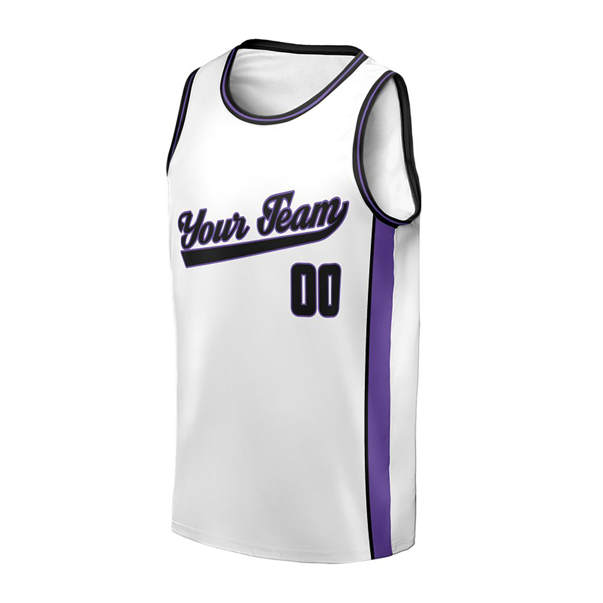 Personalized Sacramento White Basketball Jersey – Custom Name & Number-3