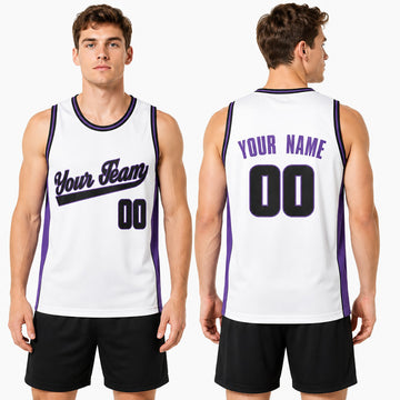 Personalized Sacramento White Basketball Jersey – Custom Name & Number-1