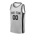 Personalized San Antonio Gray Basketball Jersey – Custom Name & Number-3