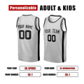 Personalized San Antonio Gray Basketball Jersey – Custom Name & Number-2