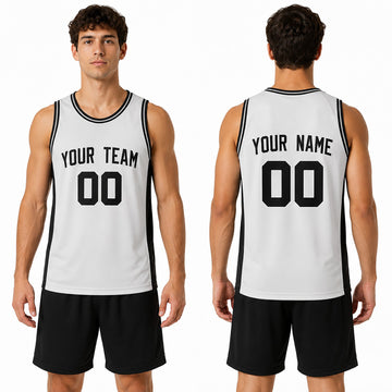 Personalized San Antonio Gray Basketball Jersey – Custom Name & Number-1