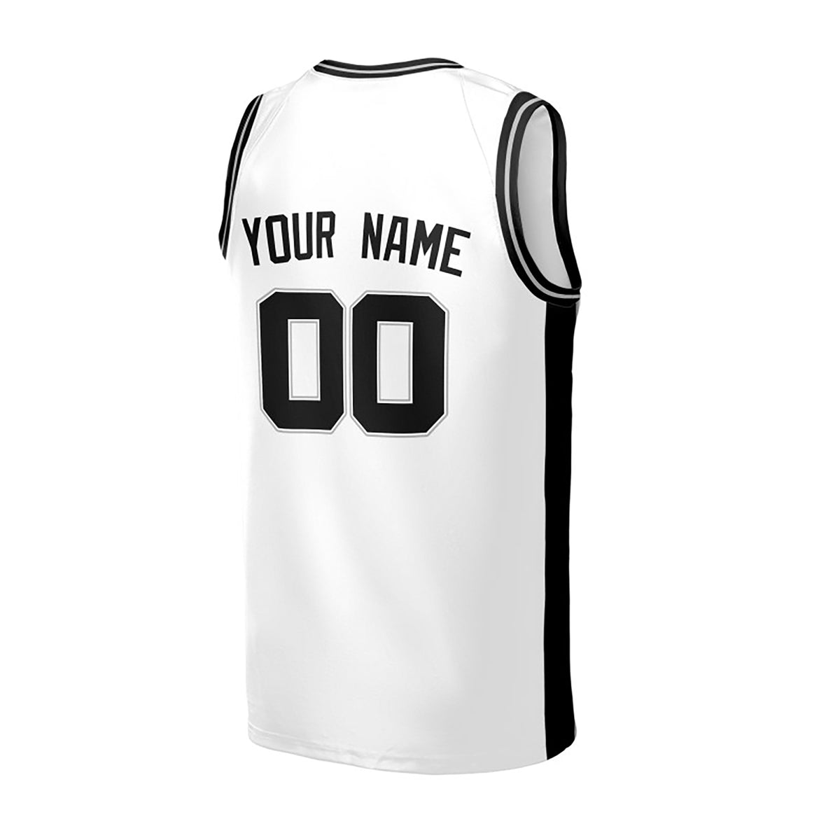 Personalized San Antonio White Basketball Jersey – Custom Name & Number-4