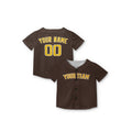Personalized San Diego Baseball Jersey – Brown Alternate-Inspired Style, Custom Name & Number for Kids & Adults-8
