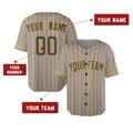 Personalized San Diego Baseball Jersey – Sand Alternate Style, Custom Name & Number for Kids & Adults-2