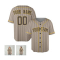 Personalized San Diego Baseball Jersey – Sand Alternate Style, Custom Name & Number for Kids & Adults-6