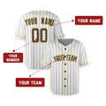 Personalized San Diego Baseball Jersey – White Alternate Style, Custom Name & Number for Kids & Adults-2