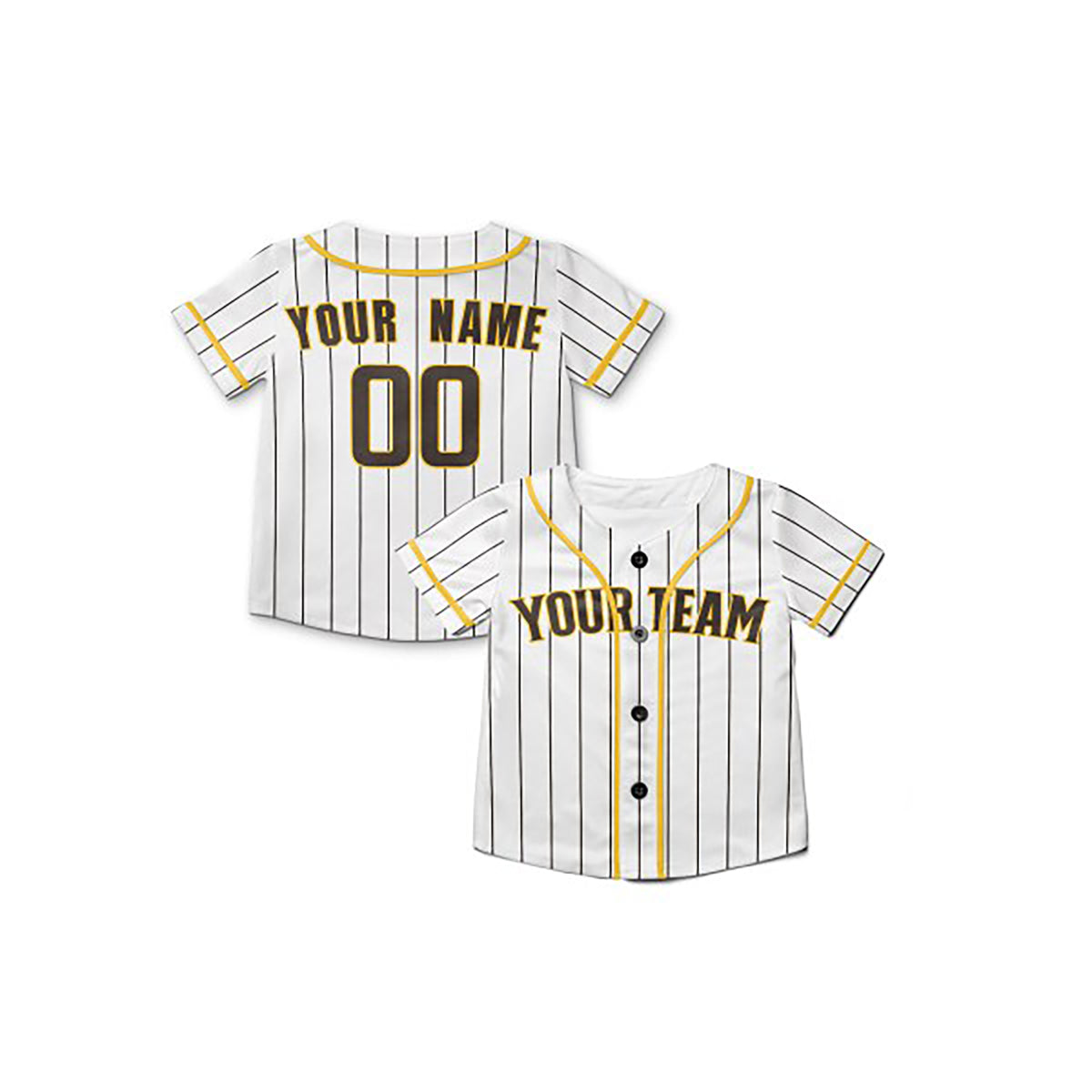 Personalized San Diego Baseball Jersey – White Alternate Style, Custom Name & Number for Kids & Adults-8