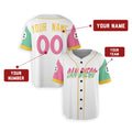 Personalized San Diego Baseball Jersey – White City-Inspired Style, Custom Name & Number for Kids & Adults-2