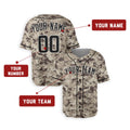 Personalized San Diego Camo Baseball Jersey – Custom Name & Number, Kids & Adults-2