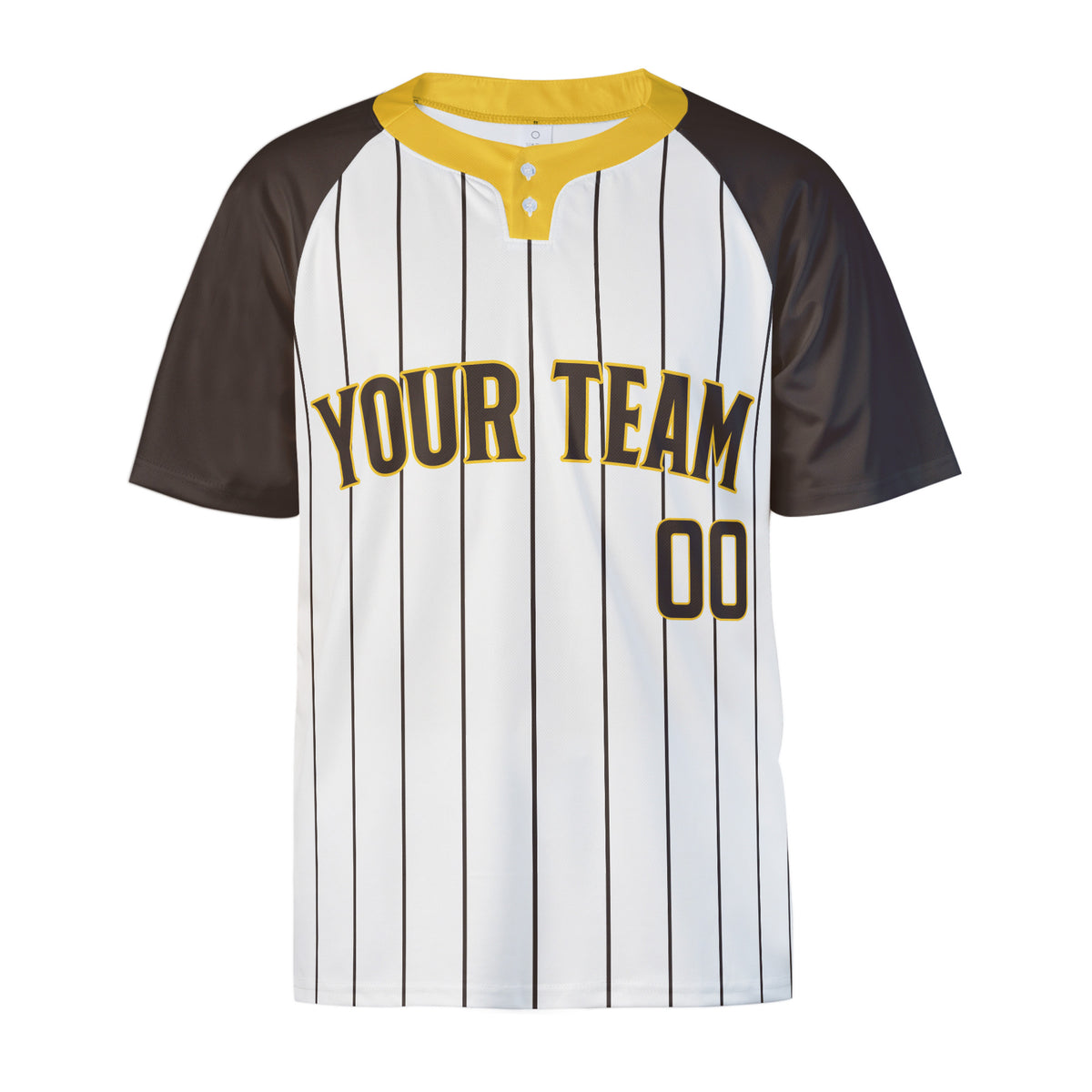 Personalized San Diego Two-Button Baseball Jersey – Alternate Style, Custom Name & Number for Men, Women & Youth-4