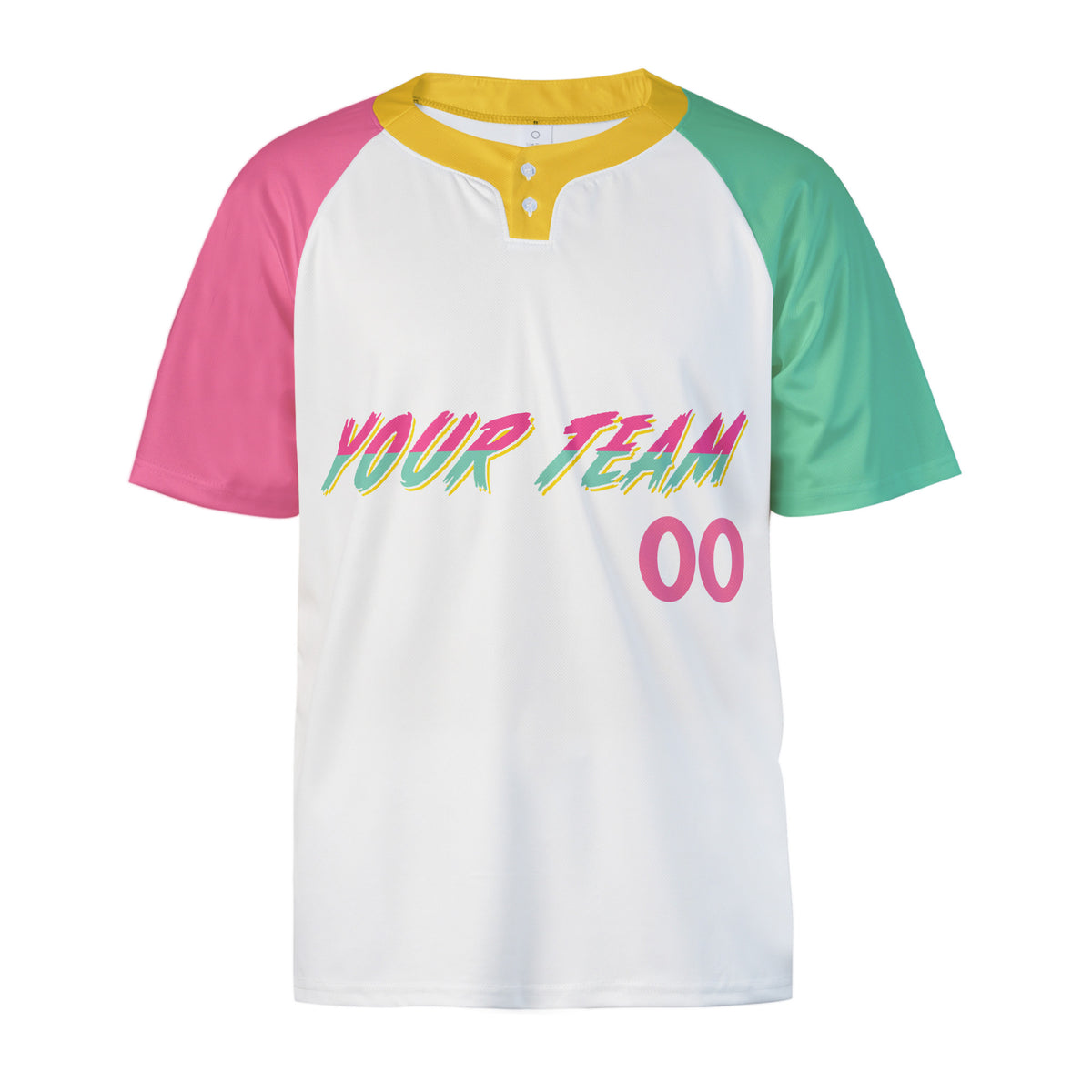 Personalized San Diego Two-Button Baseball Jersey – City-Inspired Style, Custom Name & Number for Men, Women & Youth-4