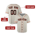 Personalized San Francisco Baseball Jersey – Cream Home-Inspired Style, Custom Name & Number for Kids & Adults-2