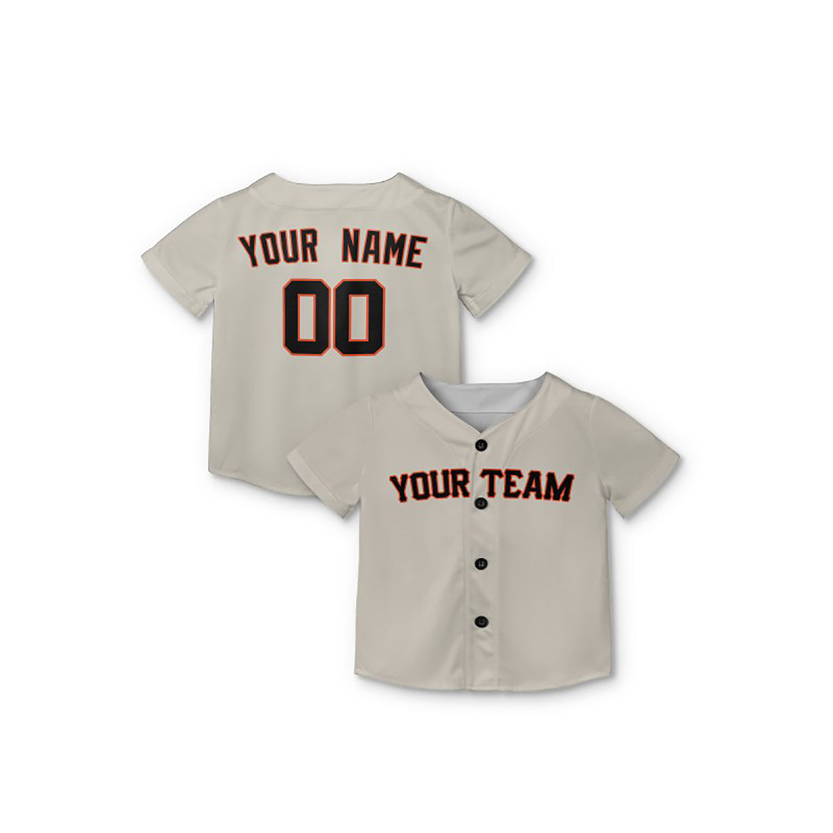 Personalized San Francisco Baseball Jersey – Cream Home-Inspired Style, Custom Name & Number for Kids & Adults-7