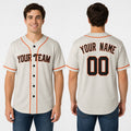 Personalized San Francisco Baseball Jersey – Cream Home-Inspired Style, Custom Name & Number for Kids & Adults-1