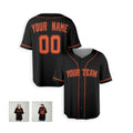 Personalized San Francisco Black Baseball Jersey – Custom Name & Number-6