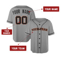 Personalized San Francisco Gray Mesh Baseball Jersey – Custom Name & Number-2