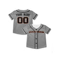 Personalized San Francisco Gray Mesh Baseball Jersey – Custom Name & Number-6