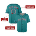 Personalized Seattle Baseball Jersey – Aqua Green Alternate Style, Custom Name & Number for Kids & Adults-2