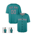 Personalized Seattle Baseball Jersey – Aqua Green Alternate Style, Custom Name & Number for Kids & Adults-3
