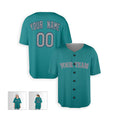 Personalized Seattle Baseball Jersey – Aqua Green Alternate Style, Custom Name & Number for Kids & Adults-5