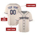 Personalized Seattle Baseball Jersey – Cream Premium Alternate Style, Custom Name & Number for Kids & Adults-2