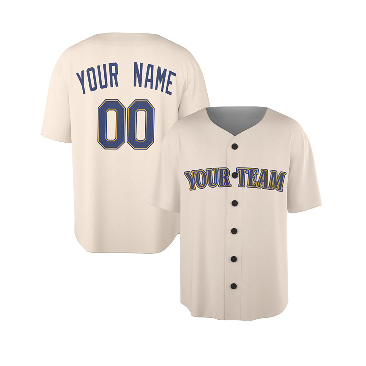 Personalized Seattle Baseball Jersey – Cream Premium Alternate Style, Custom Name & Number for Kids & Adults-3