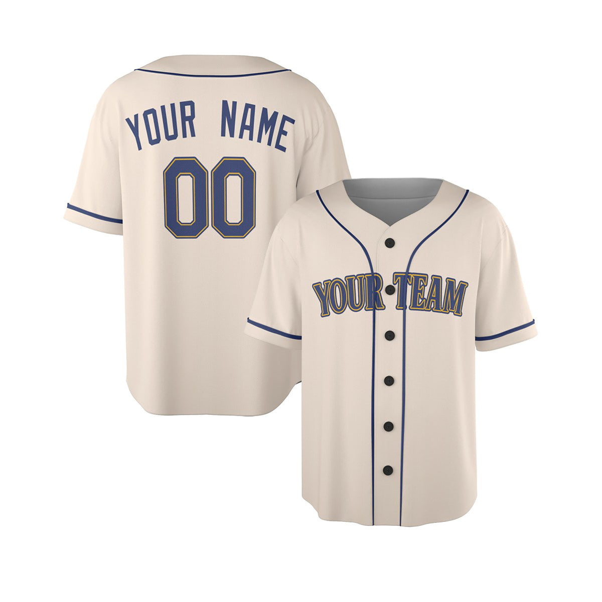 Personalized Seattle Baseball Jersey – Cream Premium Alternate Style, Custom Name & Number for Kids & Adults-4