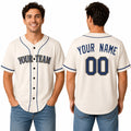 Personalized Seattle Baseball Jersey – Cream Premium Alternate Style, Custom Name & Number for Kids & Adults-1