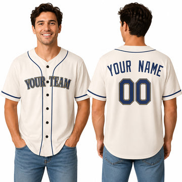 Personalized Seattle Baseball Jersey – Cream Premium Alternate Style, Custom Name & Number for Kids & Adults-1