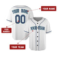 Personalized Seattle Baseball Jersey – White Home-Inspired Style, Custom Name & Number for Kids & Adults-2