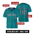 Personalized Seattle Two-Button Baseball Jersey – Alternate Style, Custom Name & Number for Men, Women & Youth-2