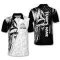 Custom Personalized Skull Bowling Jersey For Team Gift for Bowling Lovers