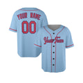 Personalized St. Louis Baseball Jersey – Light Blue Alternate Style, Custom Name & Number for Kids & Adults-4