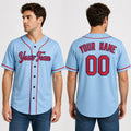 Personalized St. Louis Baseball Jersey – Light Blue Alternate Style, Custom Name & Number for Kids & Adults-1
