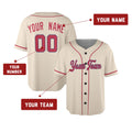 Personalized St. Louis Cream Baseball Jersey – Custom Name & Number, Kids & Adults-2