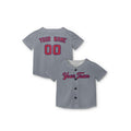 Personalized St. Louis Gray Baseball Jersey – Custom Name & Number, Kids & Adults-7