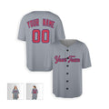 Personalized St. Louis Gray Baseball Jersey – Custom Name & Number, Kids & Adults-5