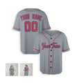 Personalized St. Louis Gray Baseball Jersey – Custom Name & Number, Kids & Adults-6