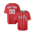 Personalized St. Louis Red Baseball Jersey – Custom Name & Number, Kids & Adults-4