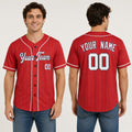 Personalized St. Louis Red Baseball Jersey – Custom Name & Number, Kids & Adults-1