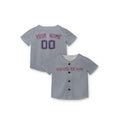 Personalized Texas Gray Baseball Jersey – Custom Name & Number, Kids & Adults-7