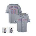 Personalized Texas Gray Baseball Jersey – Custom Name & Number, Kids & Adults-5